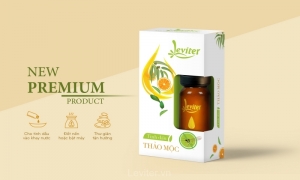 Tinh dầu Thảo Mộc Leviter - Khử mùi và lau vàn 10ml - Herbal Essential oil Leviter 10ml