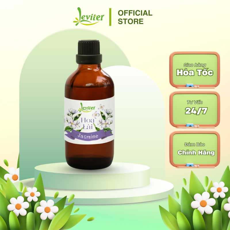 Tinh dầu Hoa Lài Leviter - Hương thơm tổng hợp làm nến thơm, soap, nước lau sàn